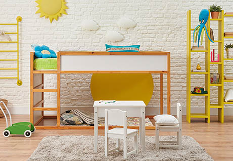 Kleines-Kinderzimmer-Einrichten-Möbel