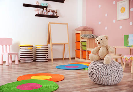 Kleines-Kinderzimmer-Einrichten-Wandfarbe